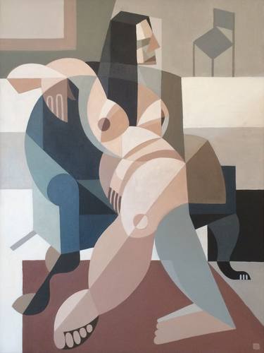 Print of Modern Nude Paintings by Andy Dobbie