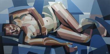 Original Modern Nude Paintings by Andy Dobbie