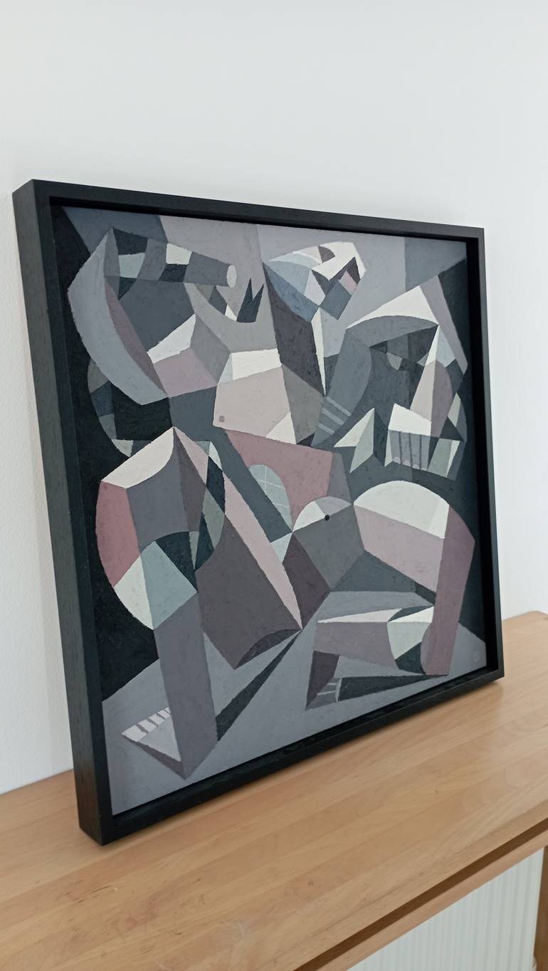 Original Cubism Body Painting by Andy Dobbie