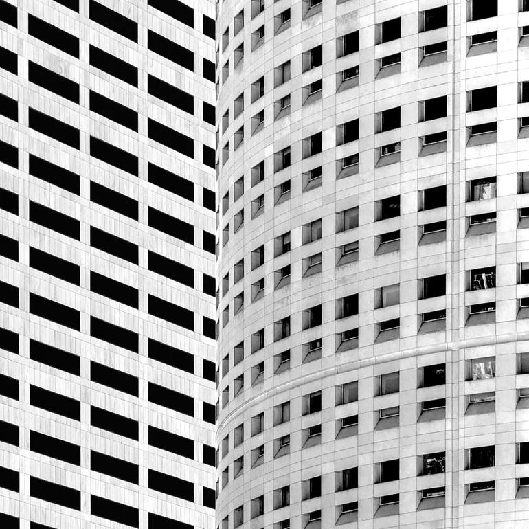 Original Architecture Photography by Sashko Ilov | Conceptual Art on Paper | Rhythm and Lines - Limited Edition of 5