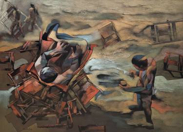 Original Abstract Expressionism Politics Paintings by Kandan G