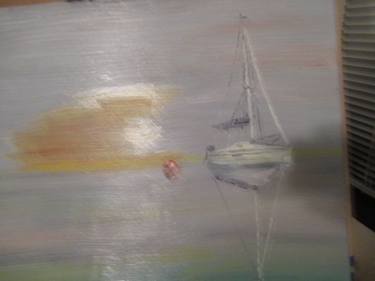 Original Fine Art Boat Paintings by Thomas Ryan