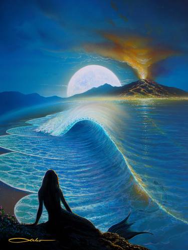 Print of Fine Art Seascape Paintings by Chris Sebo