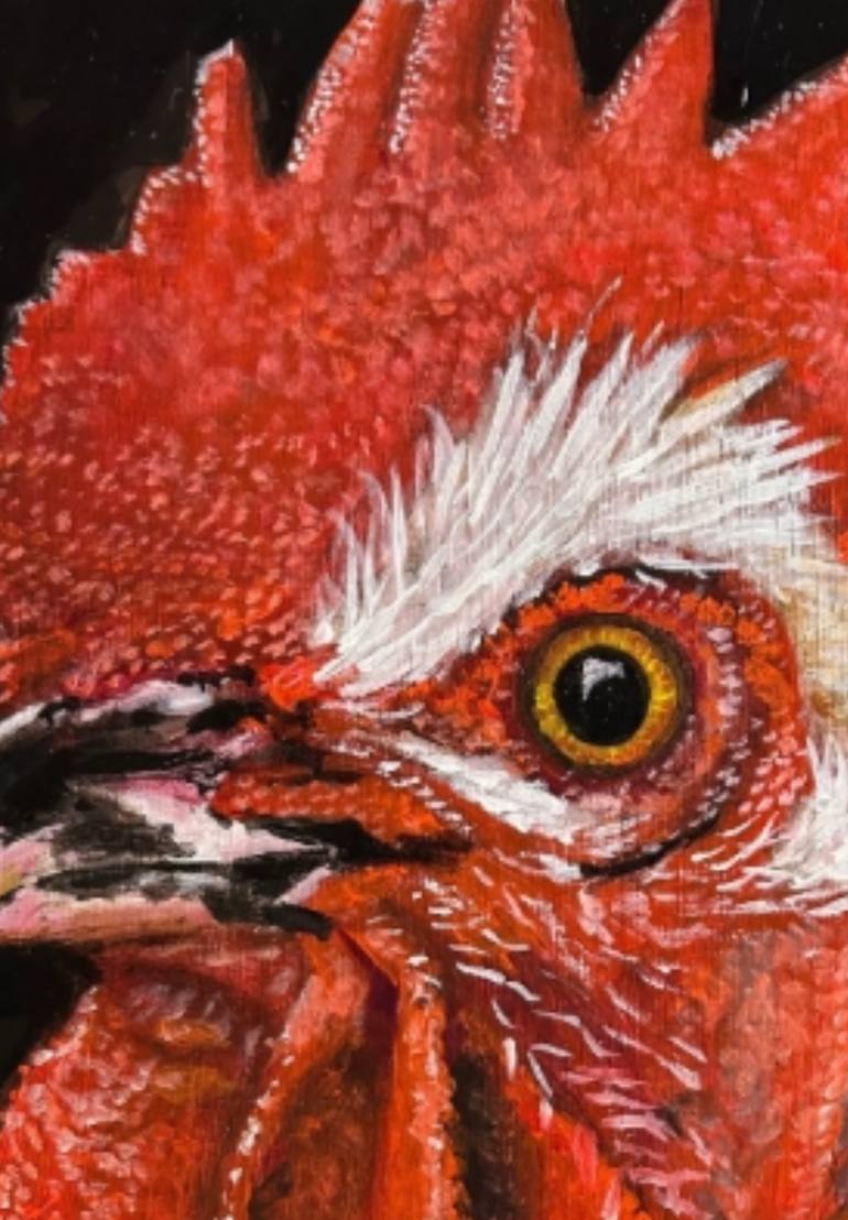 Original Abstract Animal Painting by Randy Groden