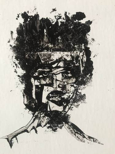 Original Abstract Expressionism Portrait Paintings by Shaun Alexander