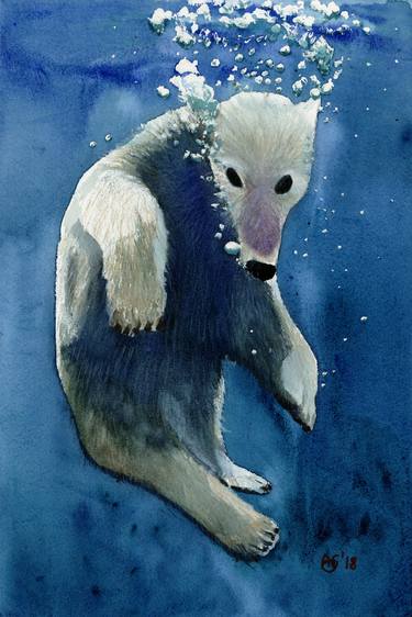 Print of Animal Paintings by Aleksander Karol Gumos