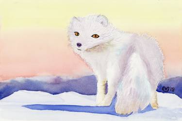 Arctic fox thumb