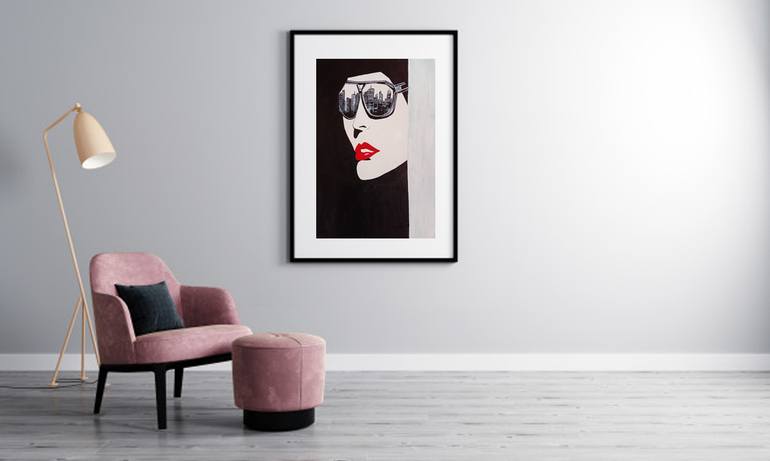 Original Expressionism Women Painting by Rupa Kumari