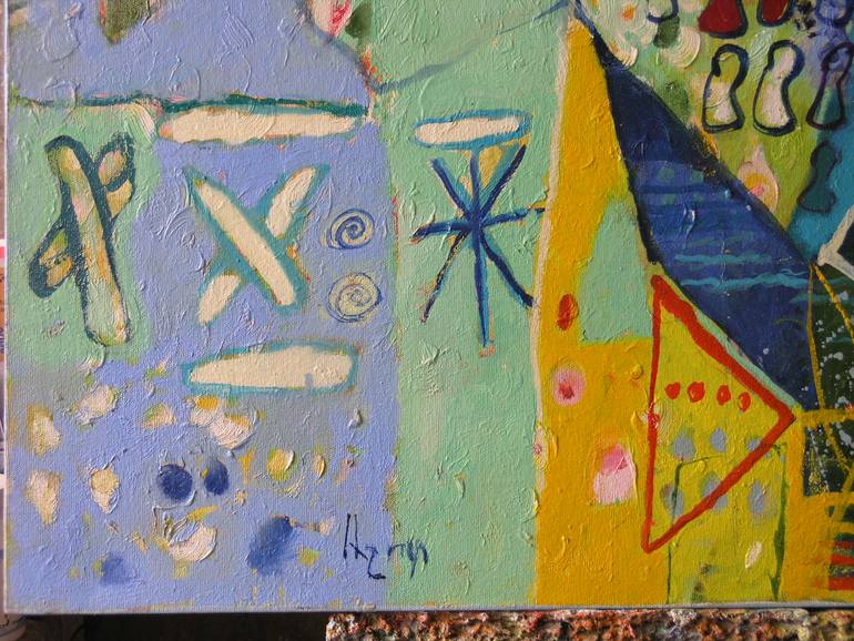 Original Contemporary Abstract Painting by Ashot Harutyunyan
