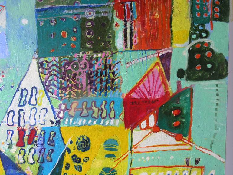 Original Contemporary Abstract Painting by Ashot Harutyunyan