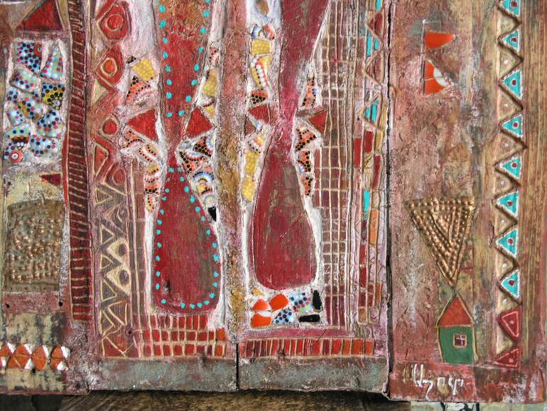Original Abstract Architecture Mixed Media by Ashot Harutyunyan