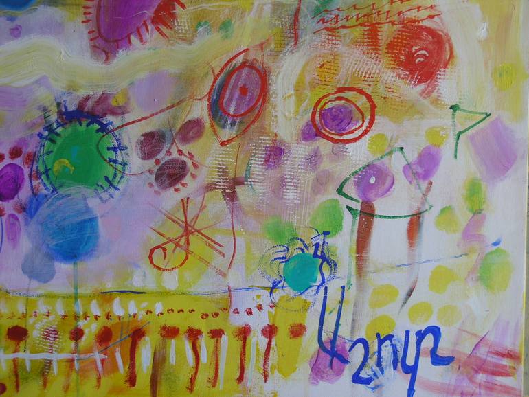 Original Abstract Expressionism Abstract Painting by Ashot Harutyunyan
