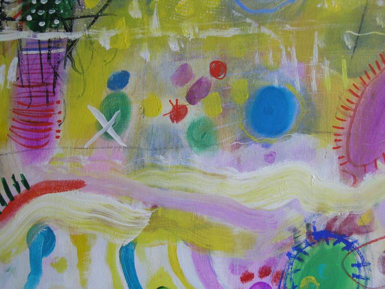 Original Abstract Expressionism Abstract Painting by Ashot Harutyunyan