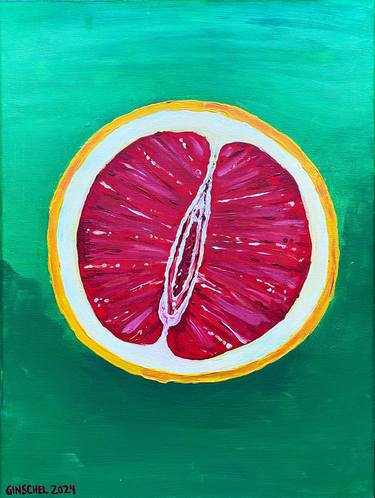 Original Realism Erotic Painting by Jan-Torben Ginschel