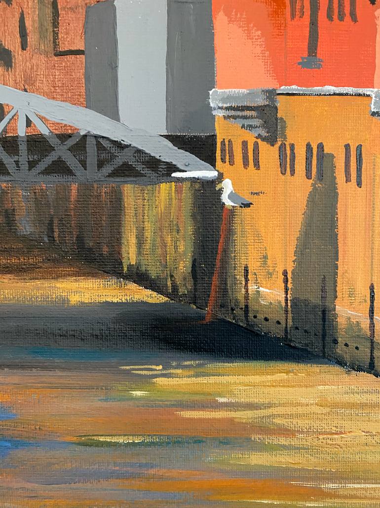 Original Realism Architecture Painting by Jan-Torben Ginschel
