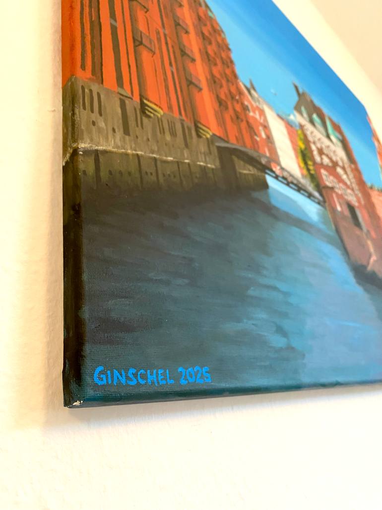 Original Realism Architecture Painting by Jan-Torben Ginschel