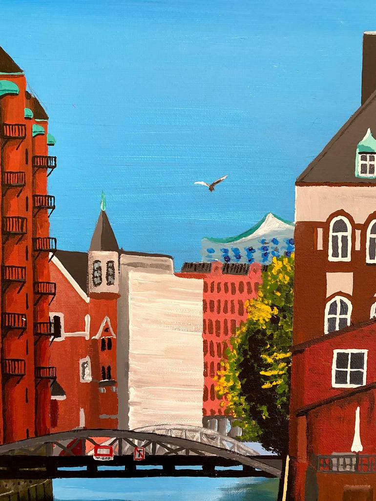 Original Realism Architecture Painting by Jan-Torben Ginschel