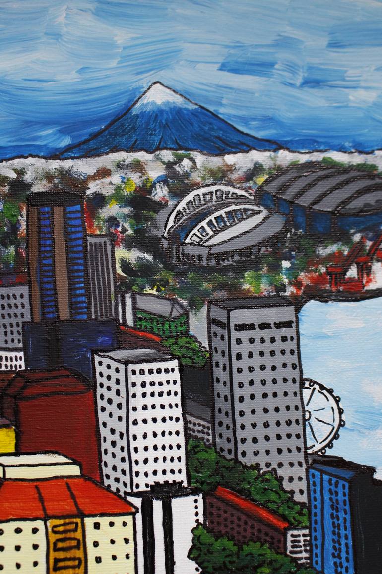 Original Realism Cities Painting by Jan-Torben Ginschel