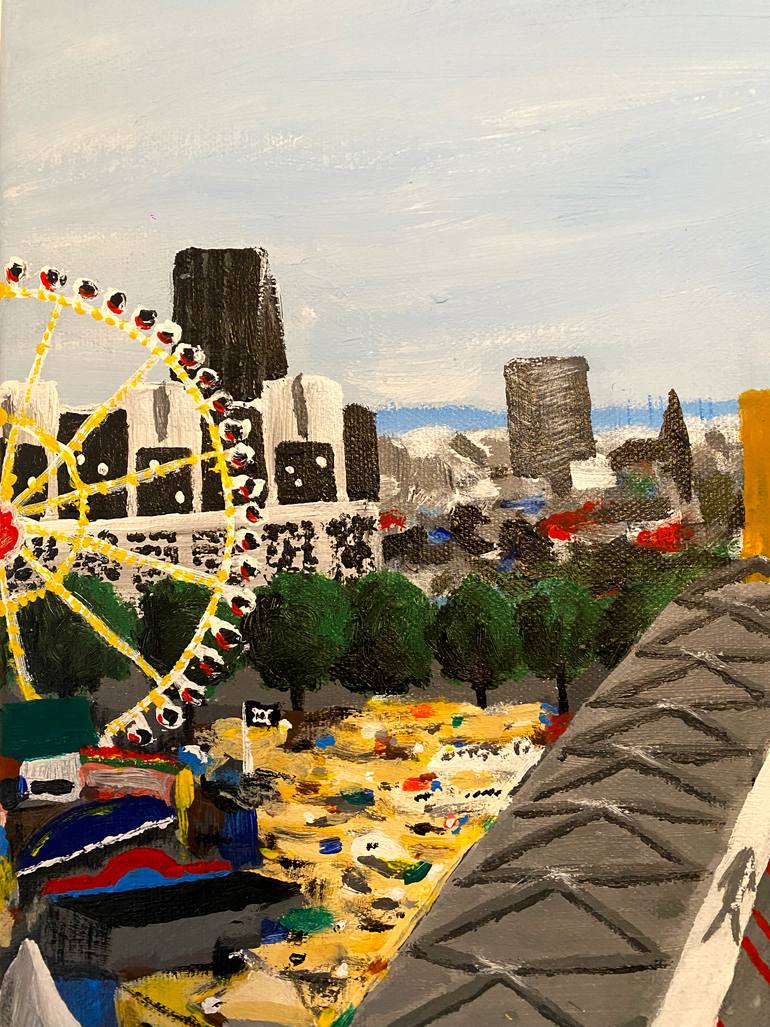 Original Modernism Cities Painting by Jan-Torben Ginschel