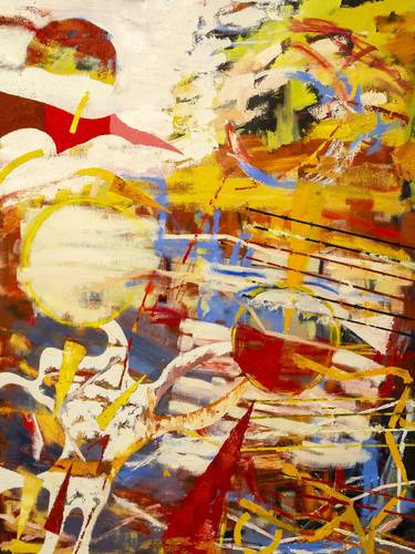 Original Abstract Expressionism Abstract Paintings by Miguel Sopena