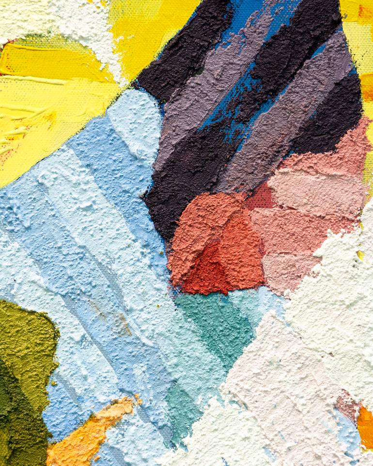 Original Abstract Expressionism Abstract Painting by Miguel Sopena