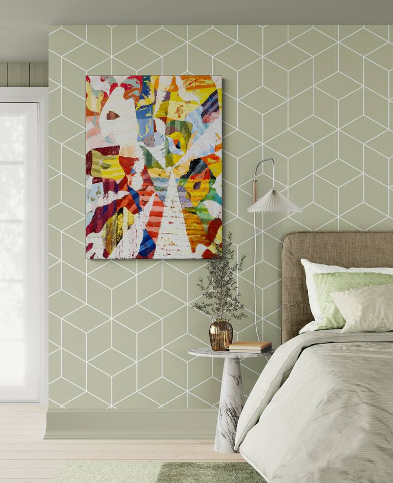 Original Abstract Expressionism Abstract Painting by Miguel Sopena