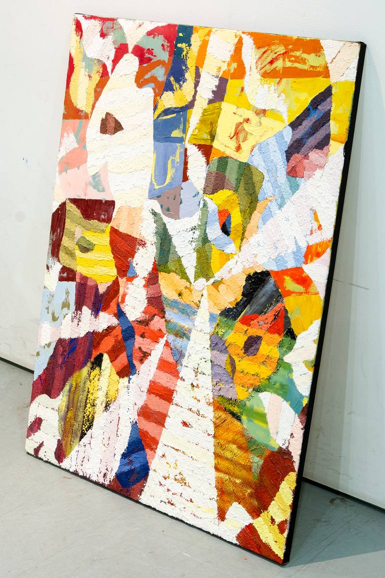 Original Abstract Expressionism Abstract Painting by Miguel Sopena