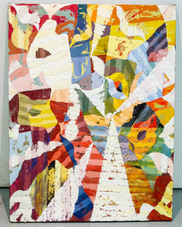 Original Abstract Expressionism Abstract Painting by Miguel Sopena