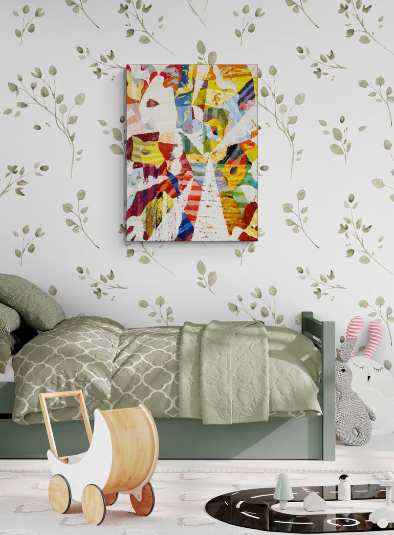 Original Abstract Expressionism Abstract Painting by Miguel Sopena
