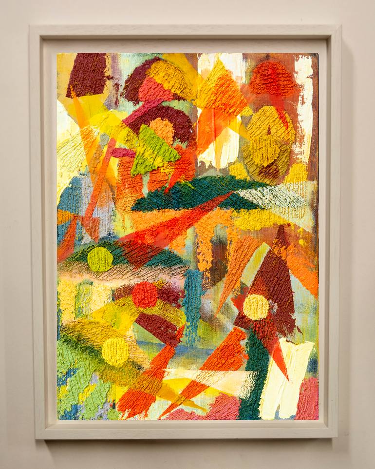 Original Abstract Expressionism Abstract Painting by Miguel Sopena