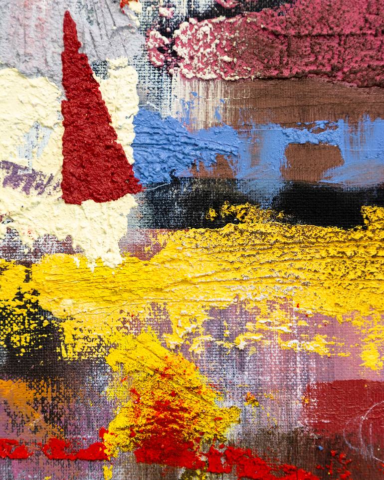 Original Abstract Expressionism Abstract Painting by Miguel Sopena
