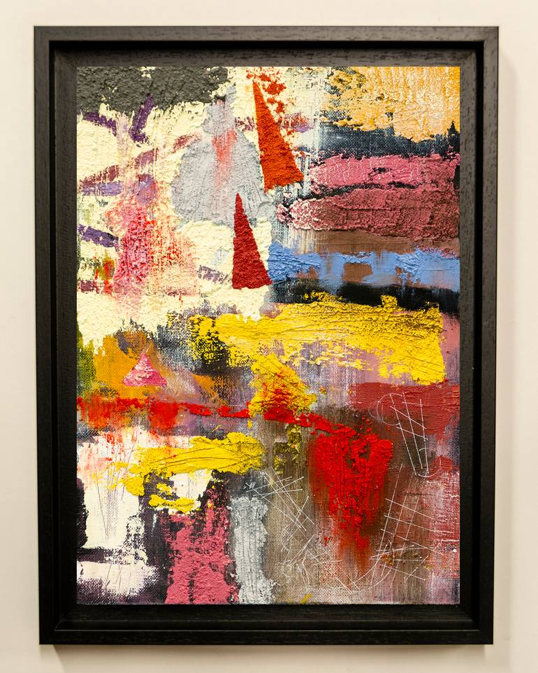 Original Abstract Expressionism Abstract Painting by Miguel Sopena