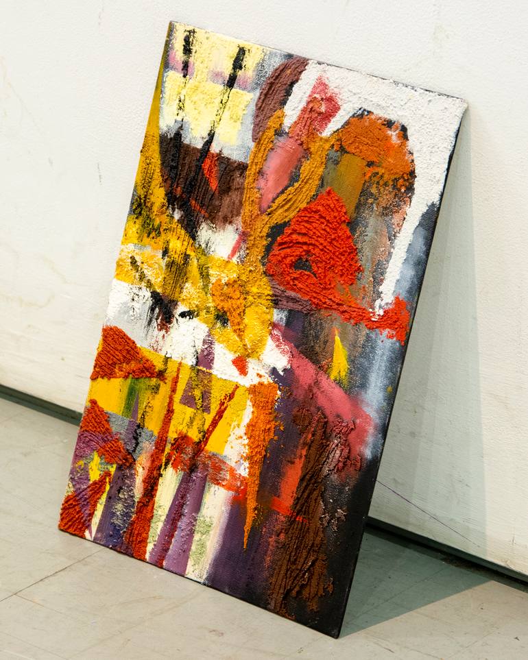 Original Abstract Expressionism Abstract Painting by Miguel Sopena