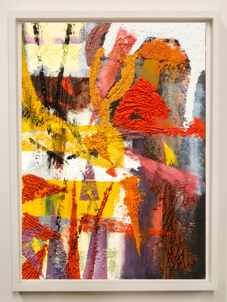 Original Abstract Expressionism Abstract Painting by Miguel Sopena