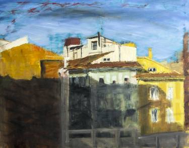 Original Figurative Architecture Paintings by Miguel Sopena