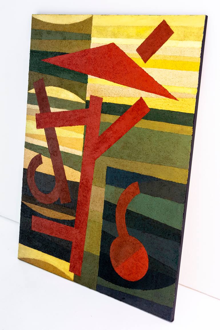 Original Abstract Expressionism Abstract Painting by Miguel Sopena