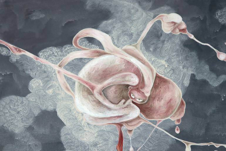 Original Figurative Landscape Painting by Lotte Teussink