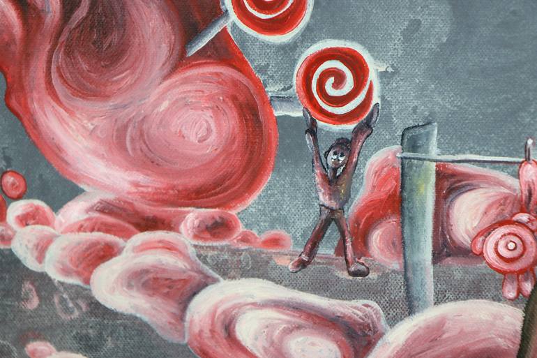 Original Figurative Landscape Painting by Lotte Teussink