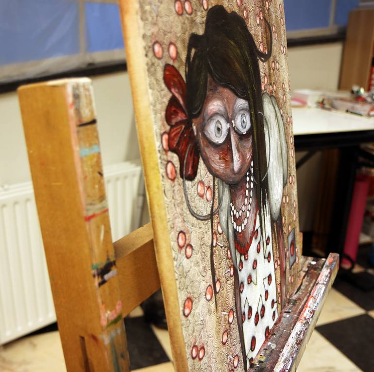 Original Figurative People Painting by Lotte Teussink