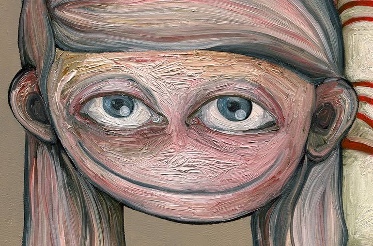 Original Figurative People Painting by Lotte Teussink