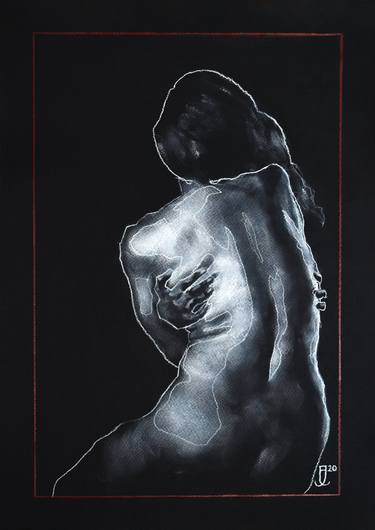 Print of Nude Drawings by Jordan Eastwood