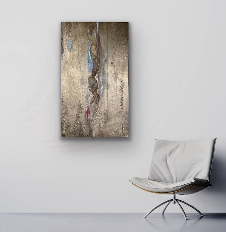 Original Conceptual Abstract Painting by Dyonne Kant