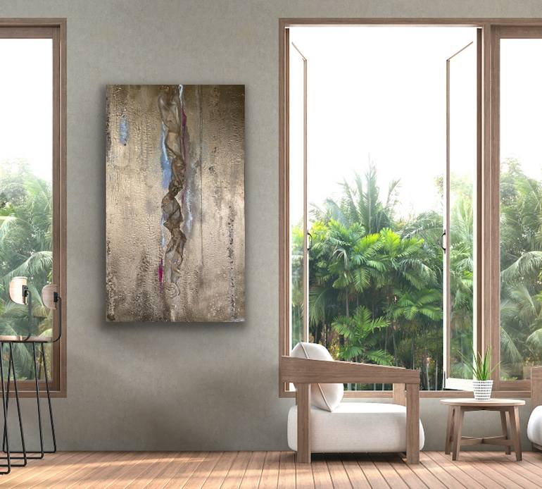 Original Conceptual Abstract Painting by Dyonne Kant