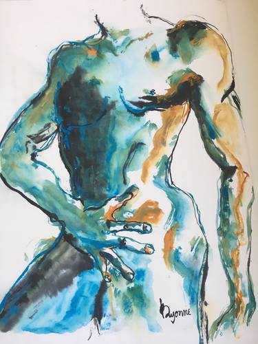 Original Figurative Nude Paintings by dyonne kant