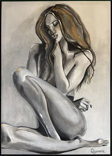 Original Figurative Women Paintings by dyonne kant