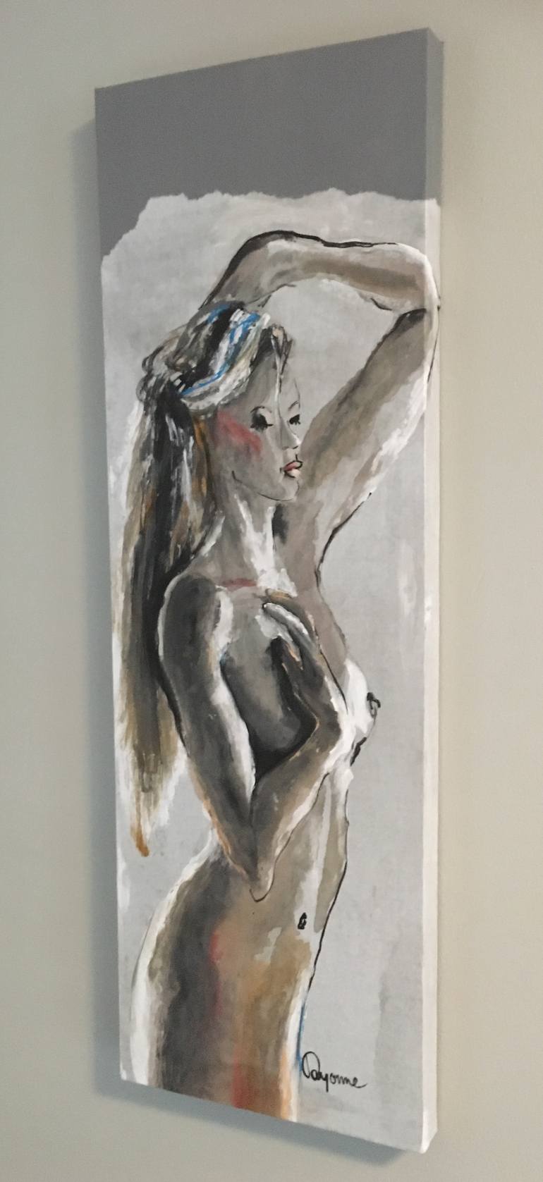Original Expressionism Women Painting by dyonne kant