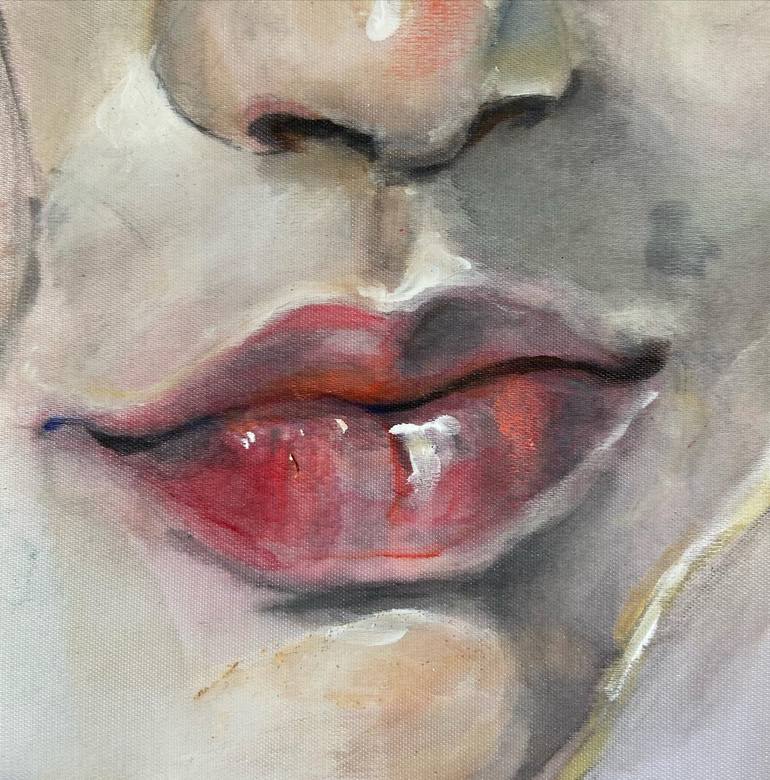 Original Conceptual Portrait Painting by Dyonne Kant