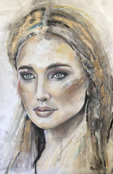 Original Figurative Portrait Paintings by dyonne kant