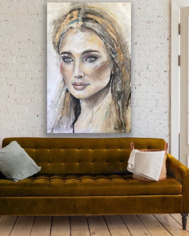 Original Figurative Portrait Painting by dyonne kant