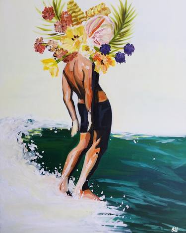 Original Surrealism Floral Painting by Abri RaCheal